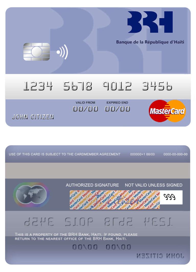 Haiti BRH Bank mastercard